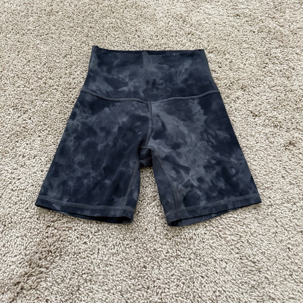 Lululemon Align Short 6” *Diamond Dye Pitch Grey Graphite Grey Size 2 - Picture 2 of 6